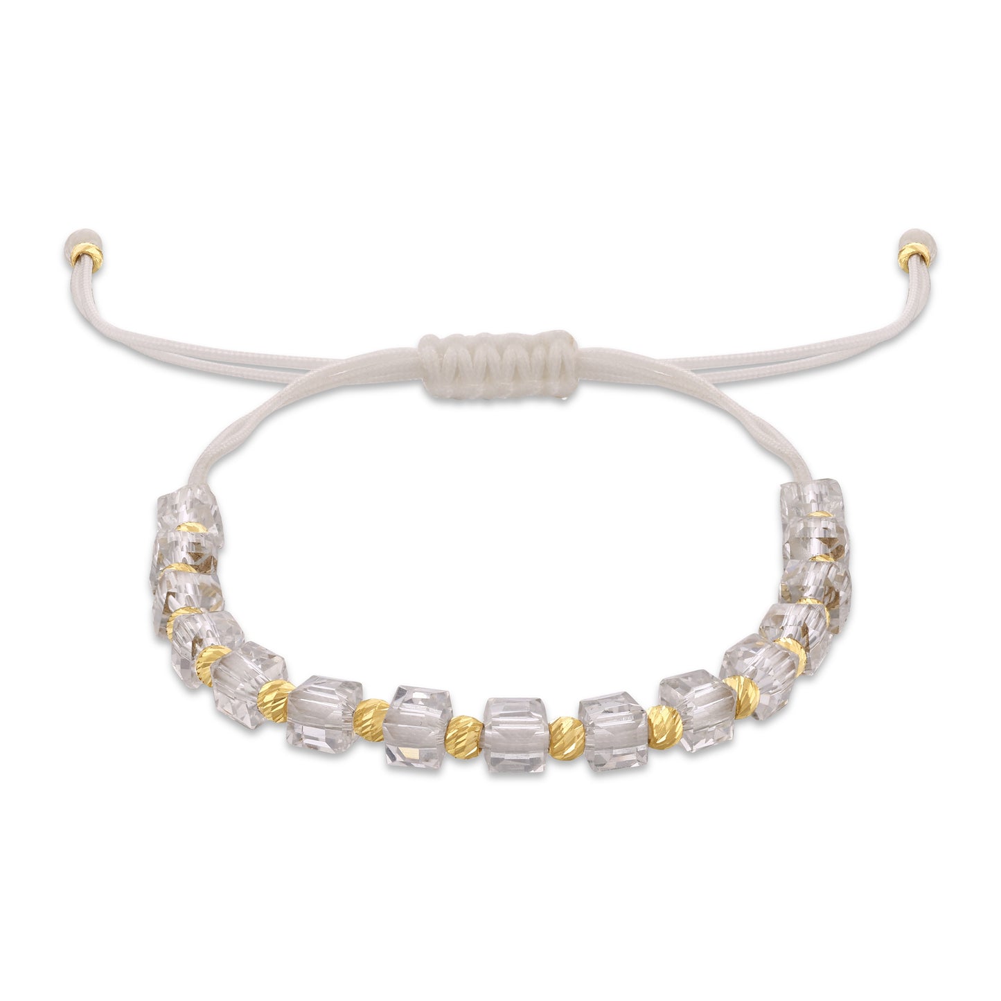 Kristal Şeffaf Küp Bileklik