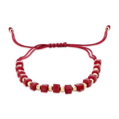 Lal Kırmızısı Küp Bileklik