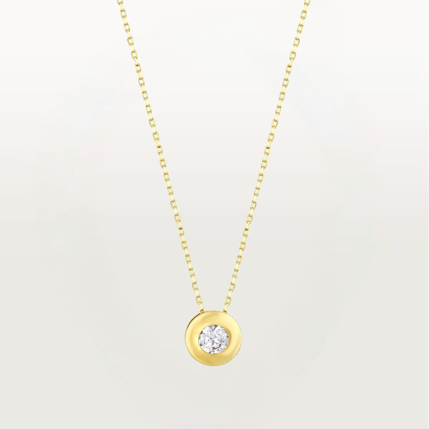 Gold Stone Necklace - Large