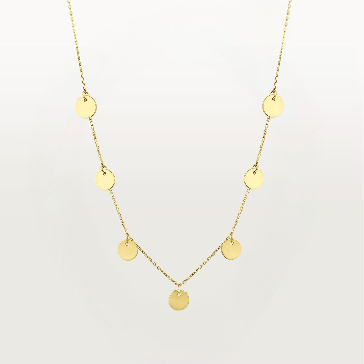 Dangling Coin Necklace