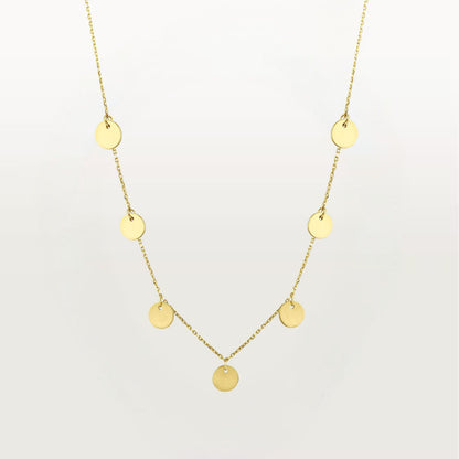 Dangling Coin Necklace