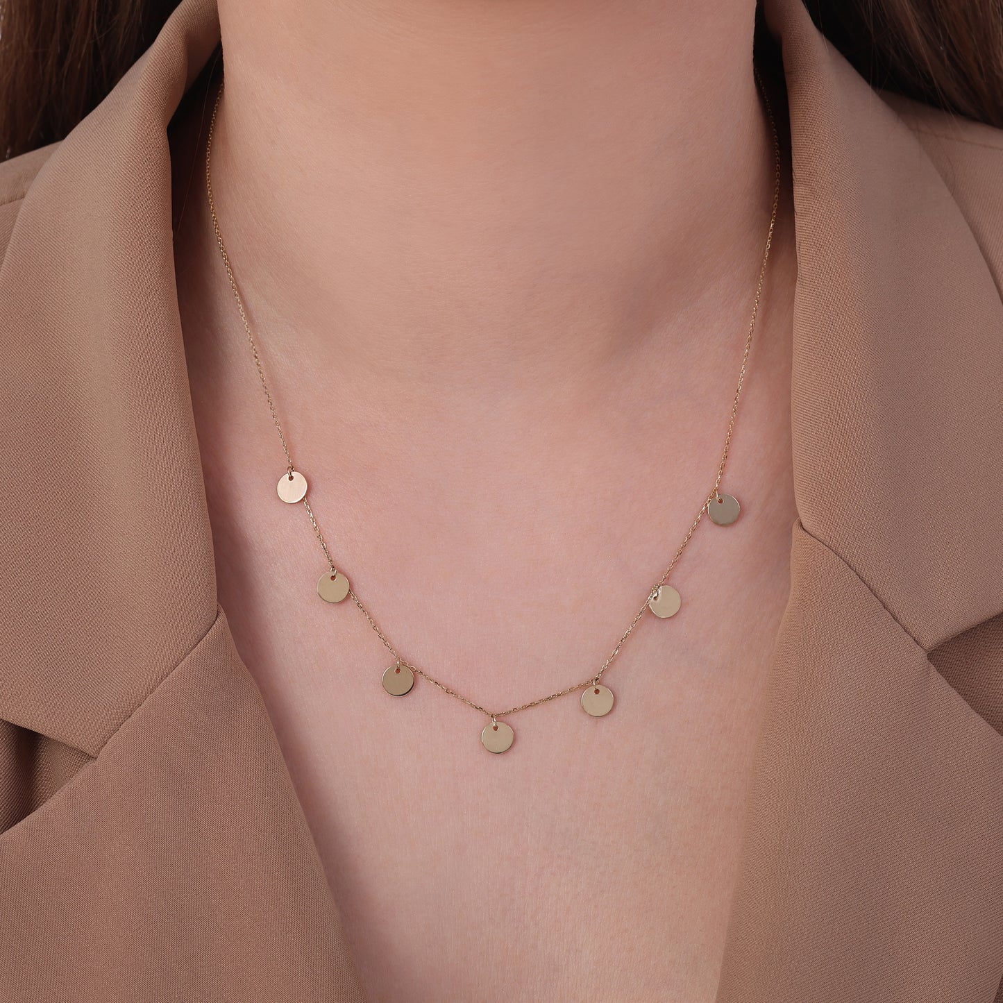 Dangling Coin Necklace
