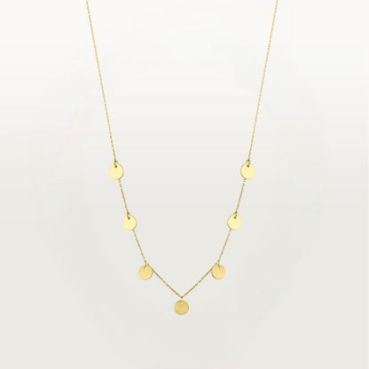 Dangling Coin Necklace